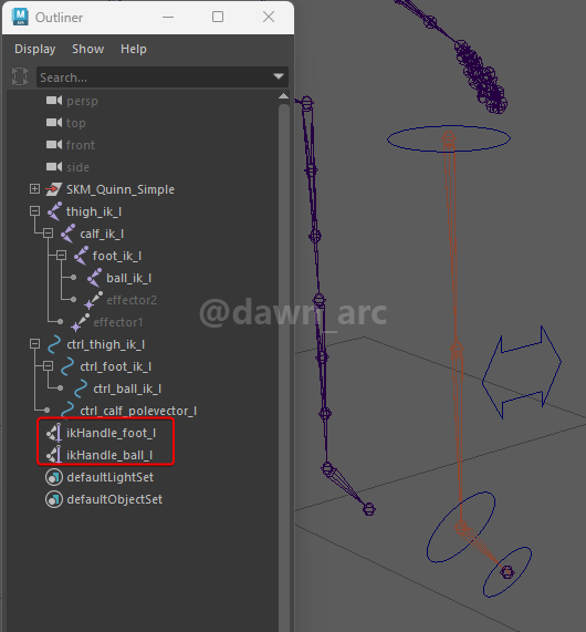 [Maya]Rigging 07 - Advanced IK